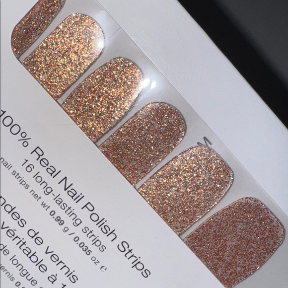 Color Street 100% real nail polish strips 16 PCS MOJAVE GOLD FMG207 NEW - Picture 5 of 5